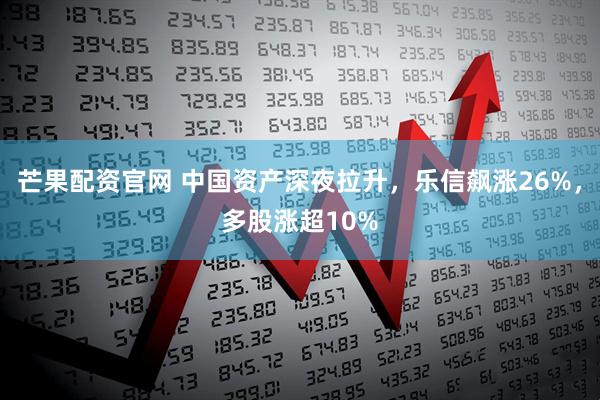 芒果配资官网 中国资产深夜拉升，乐信飙涨26%，多股涨超10%